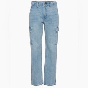Denim Forum 90s Edie Lo-Rise Cargo Jeans